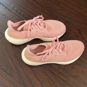 Adidas Women's Pink Super boost Running Sneakers
